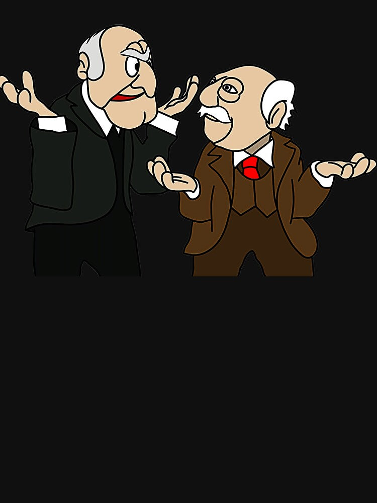 Statler And Waldorf cartoon by KathrinKruse