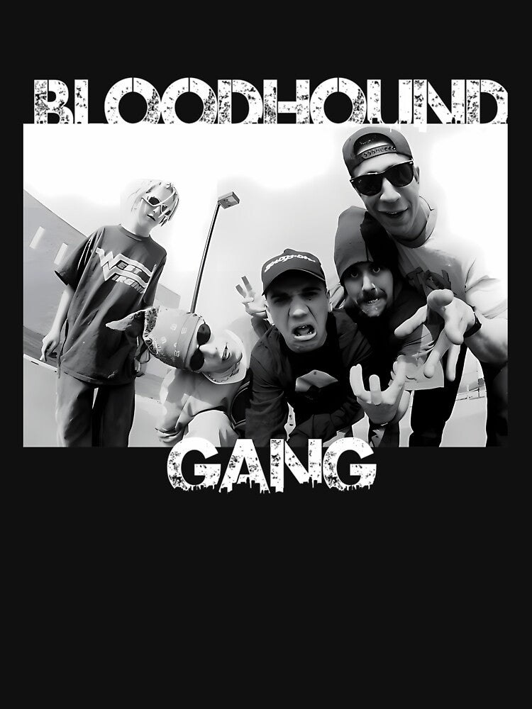 Bloodhound Gang Punk Rock Logo Vintage by Sanidaarts
