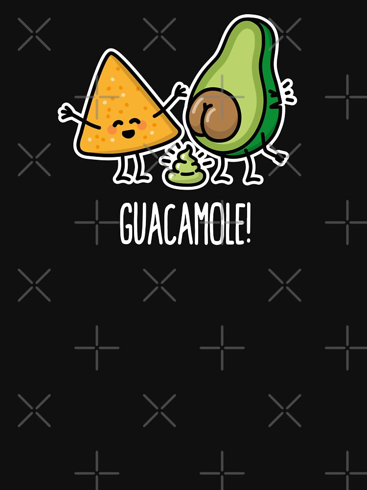 Guacamole turd pooping avocado Tortilla chips gift by LaundryFactory