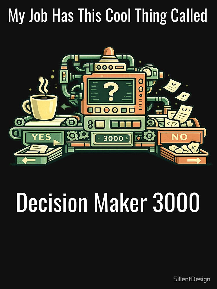 Decision Maker 3000 – Funny Office Humor Workplace Design by SillentDesign
