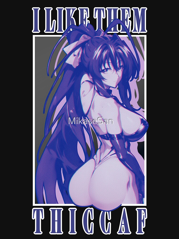 I Like Them Thicc AF Akeno Himejima #1 Lilac Pastel Aesthetic by MikaseSan