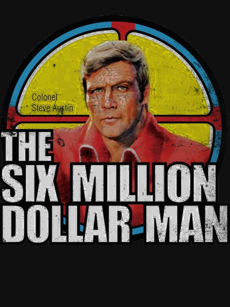 Vintage Retro Six Million Dollar Man by ArthurLemaire