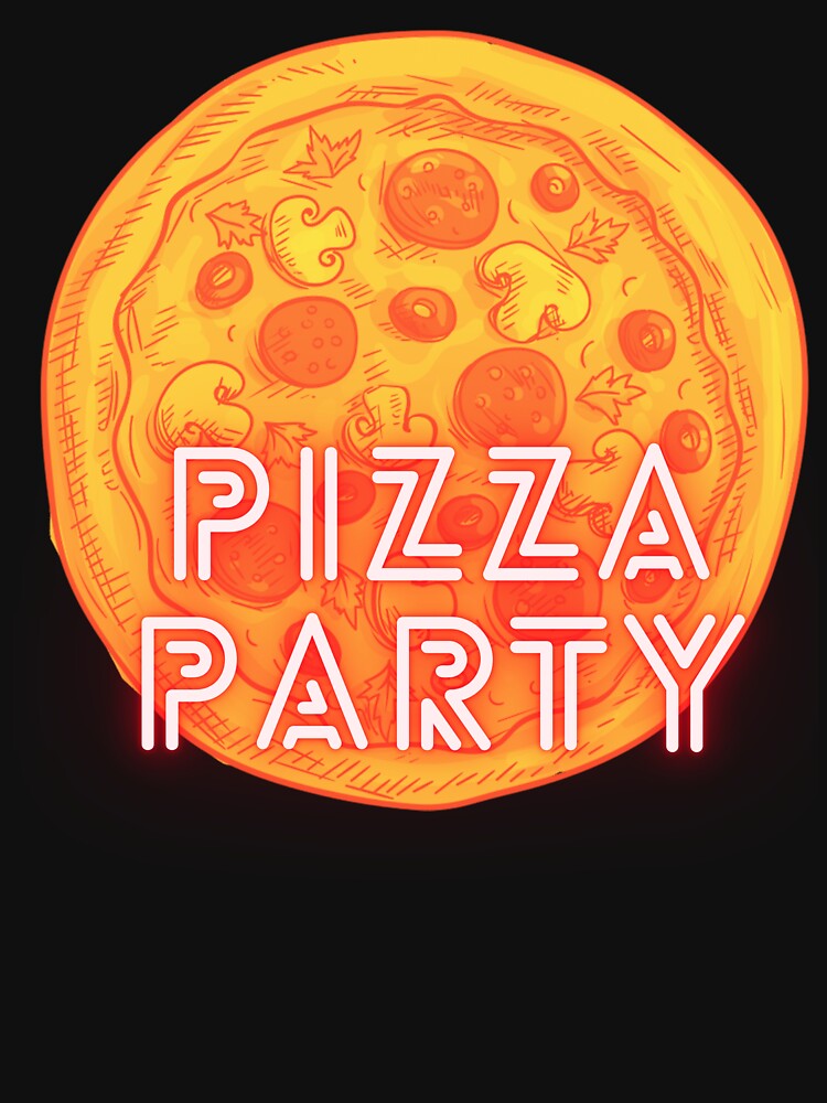 Pizza Party Shirt, Pizza Lovers by Impulsshop