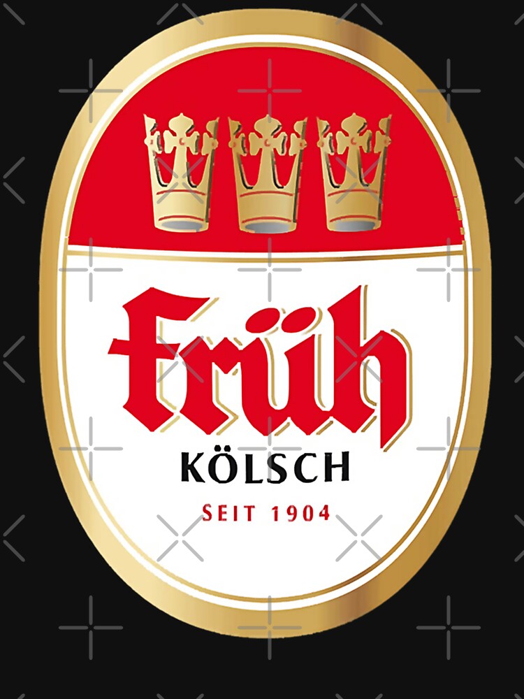 Frh Klsch Beer Logo Brewery Local Beer by DZIGNOO SHOP