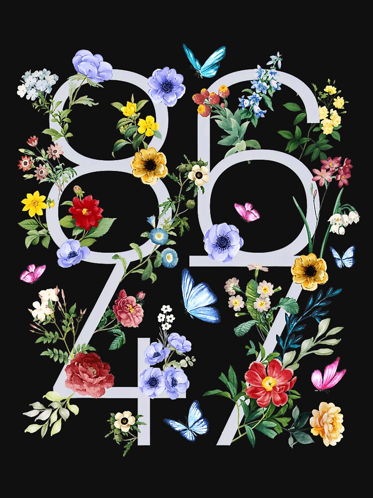 8647 Subtle Anti Trump For Men, For Women, Floral Boho Style Gift by edicdarn