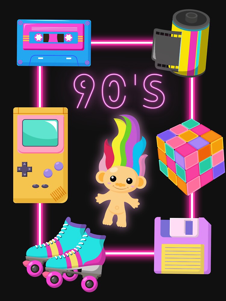 90s Colorful Vibes - Apparel design by TheArtistOf2022