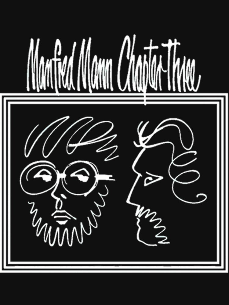 Art Album Blackwhitereddesign Manfred Mann Rock Band by AngelaZapat