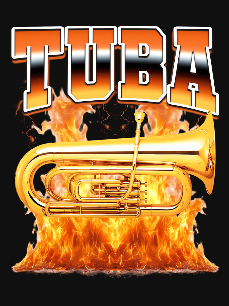 Tuba Instrument Tuba Player Tubist 90s Bootleg Style by PaulTSchafer