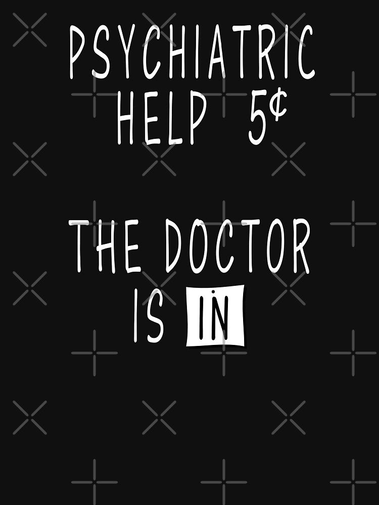 Psychiatric Help 5 Cents | Funny Retro Comic Strip, Cartoon Lover by dwinburn