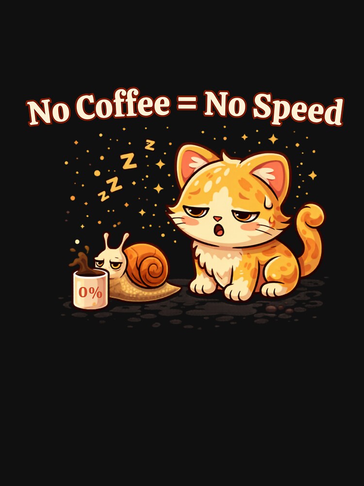 Royal Coffee Only ?☕ | Premium Cat Mood by Kawaii Cosmos Cats