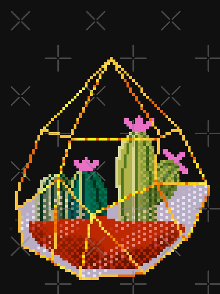 Succulent pixel art cute by Soft-Maiot
