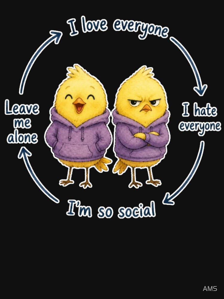 Social Battery Chicks Meme by AMS