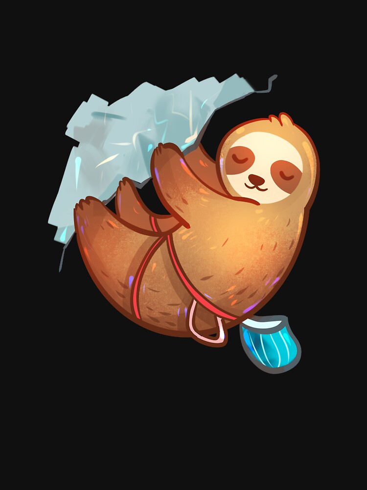 Cute Rock Climbing Sloth by PetiteClimber