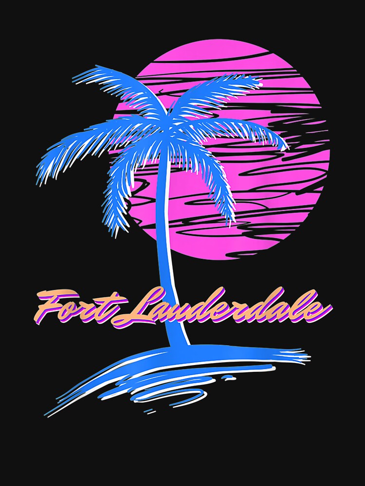 Fort Lauderdale Beach Retro 80s by vivanbess