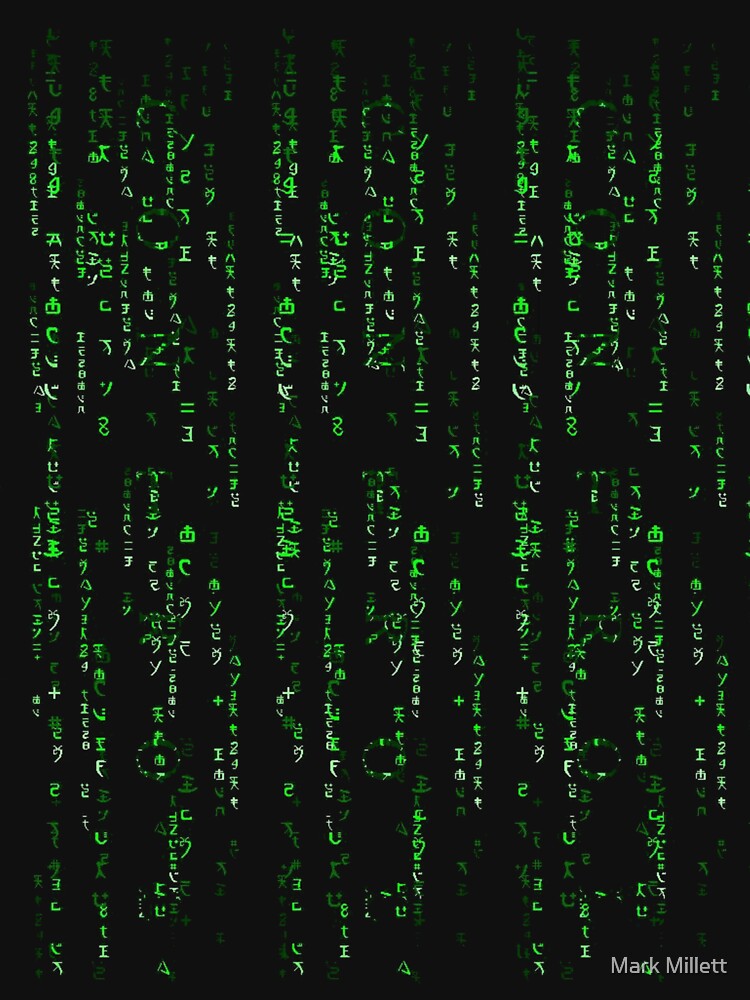 The Matrix Code (transparent) by MarkArtDesignUK