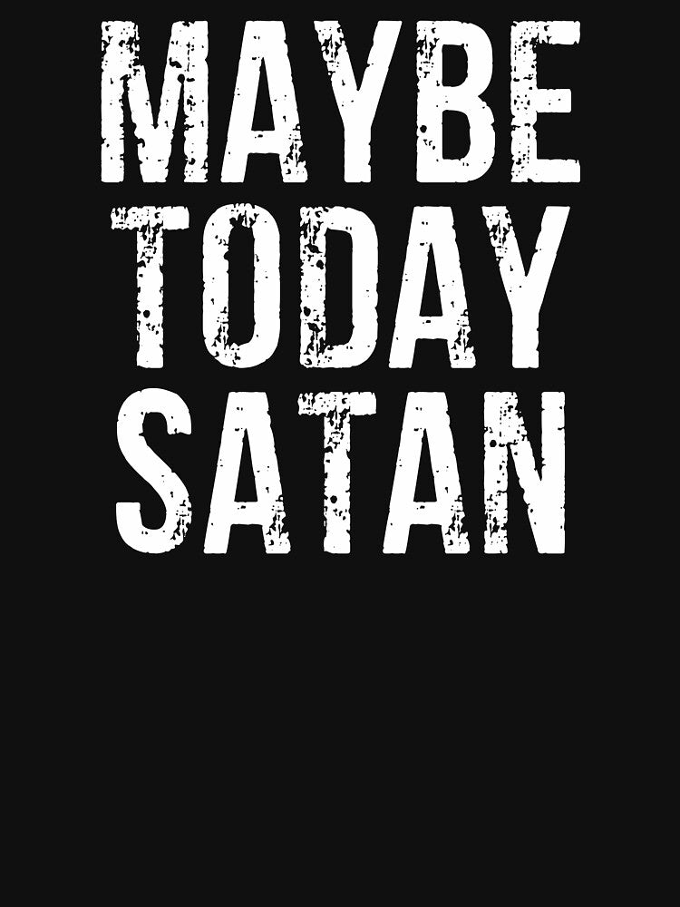 Maybe Today Satan by zhilwahesani
