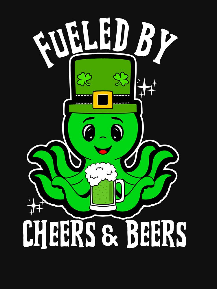 Funny Green Beer Drinking Saying by Sartoris Art