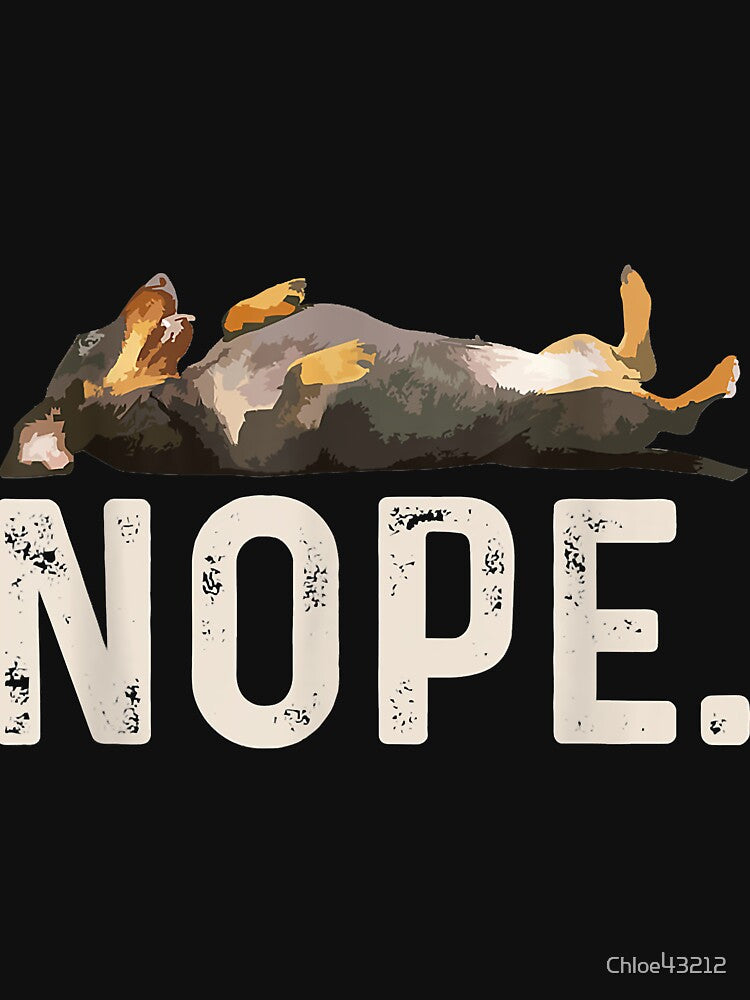 Nope Lazy Dachshund by Chloe43212