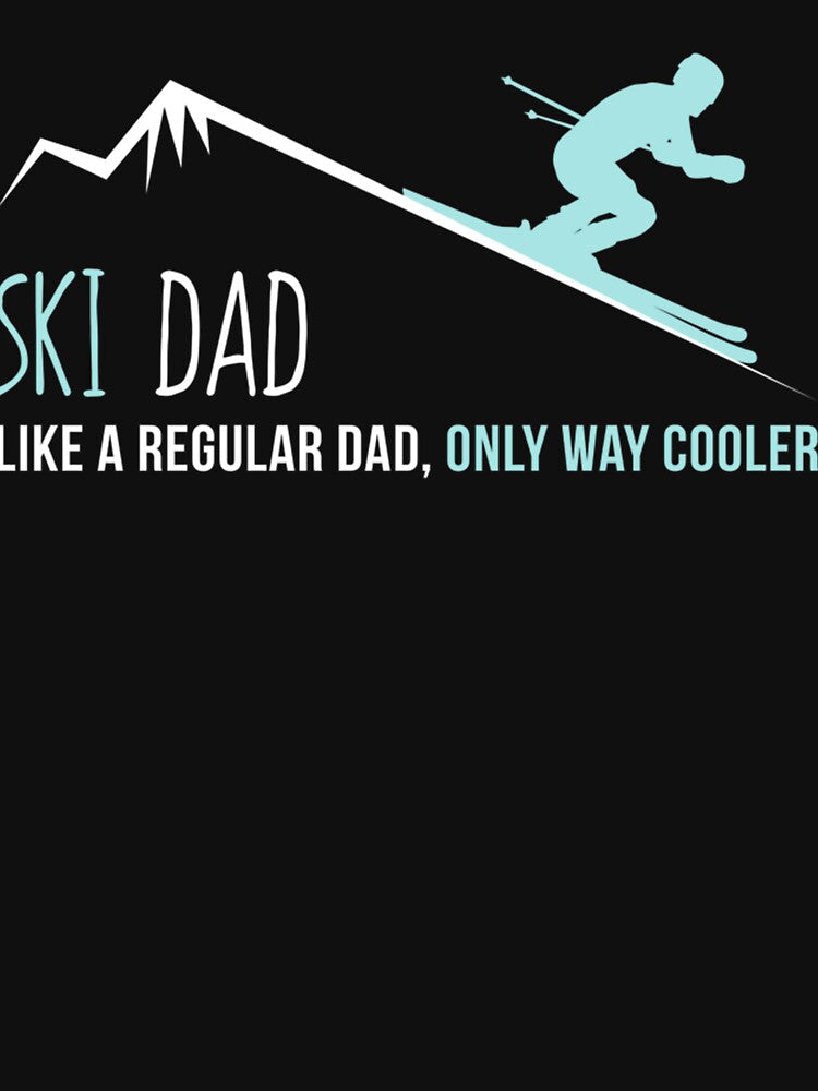 Ski Dad Funny Cute Winter Skiing by tammyrange