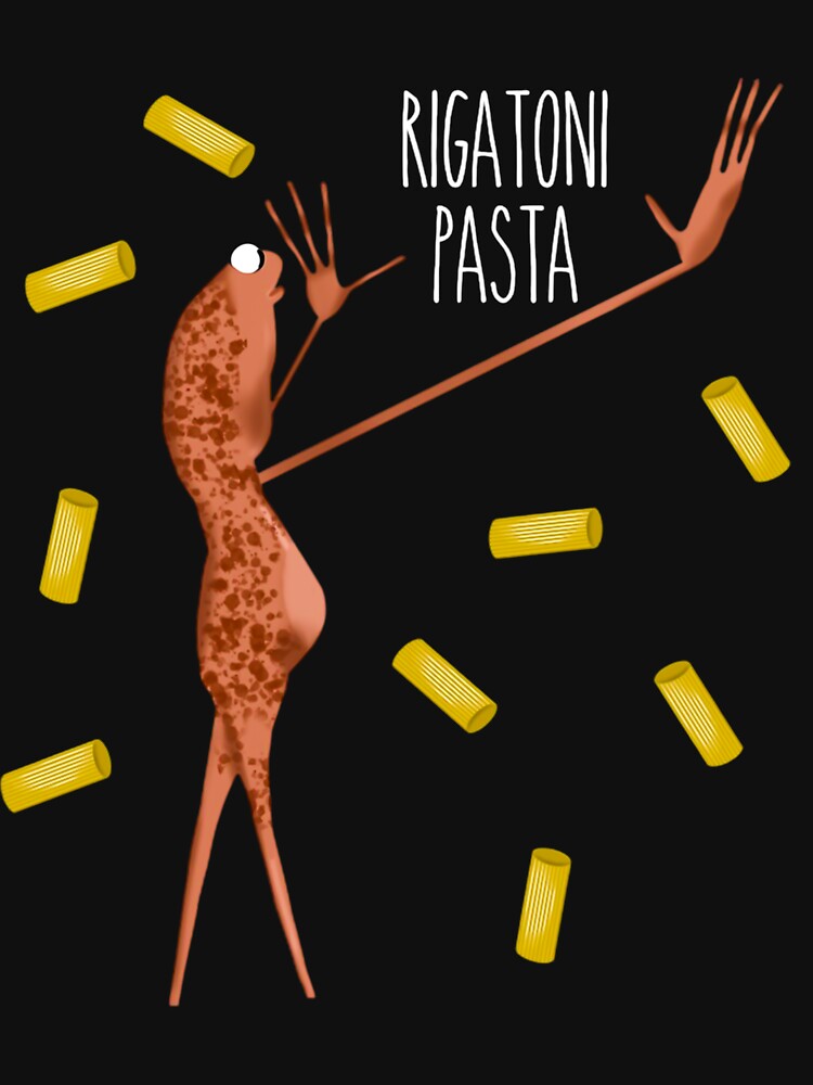 Rigatoni pasta - Marcus the worm, funny meme by Denisemichels