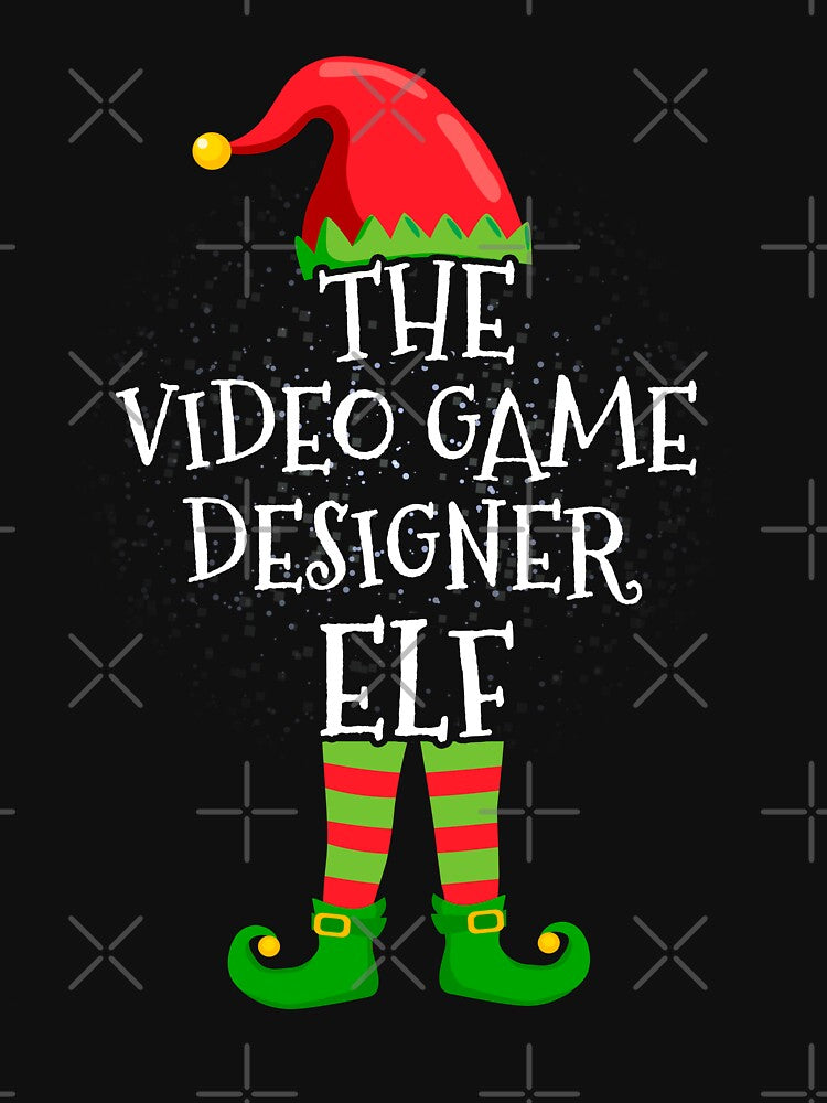 VIDEO GAME DESIGNER Elf Family Matching Christmas Group by CosmoKitsch
