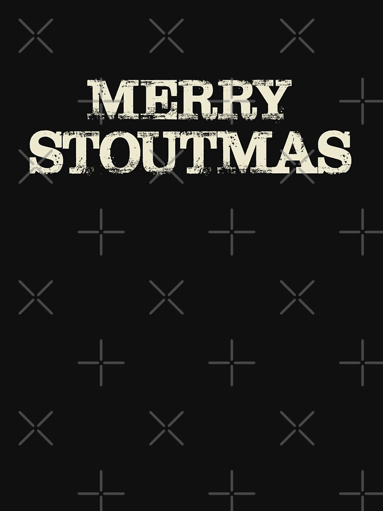 Merry Stoutmas Christmas Stout Beer Lovers Gift by JohnMatrix420