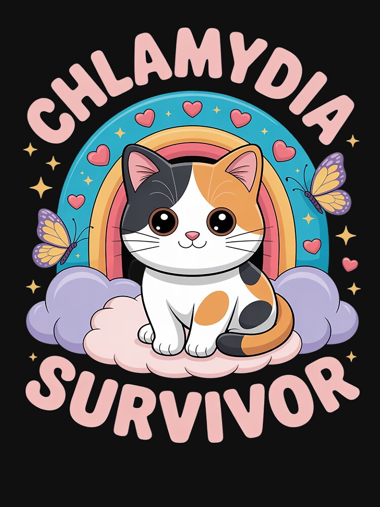Chlamydia Survivor Cat Meme Embarrassing Adult Humor by sheenmi