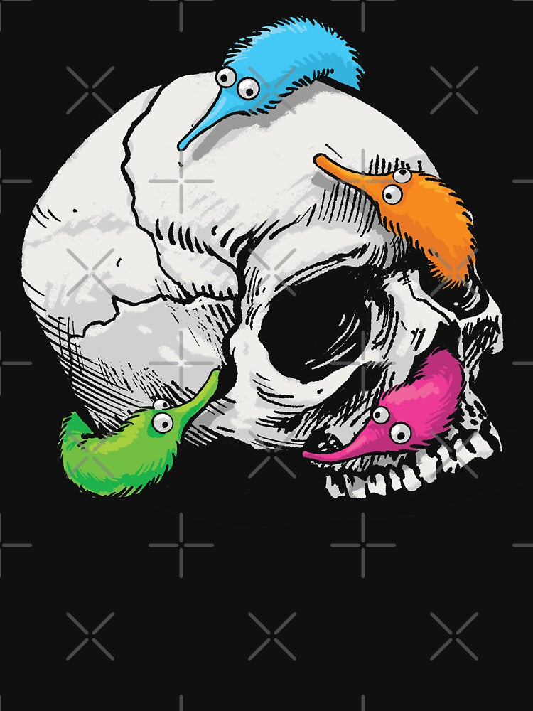 Worms on a String on a Skull by ctkrstudio