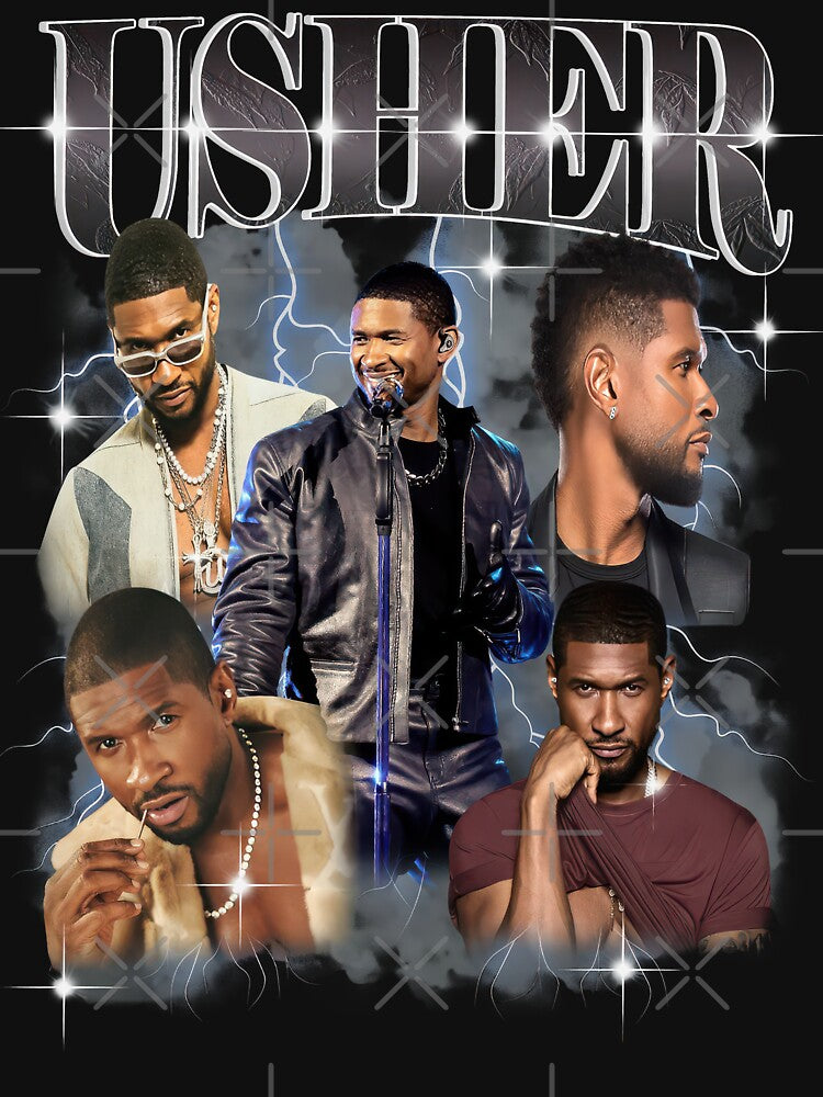 Usher Concert Retro by LaraRaid
