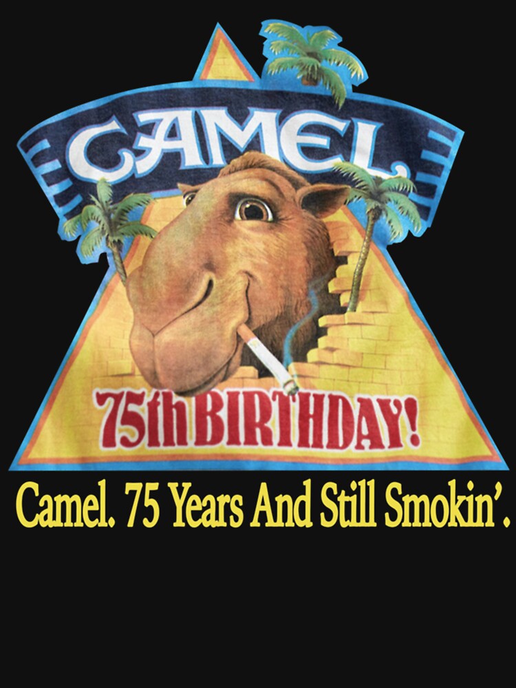 Camel Cigarettes Pocket Gray Deadstock Joe Camel by MuffinTee