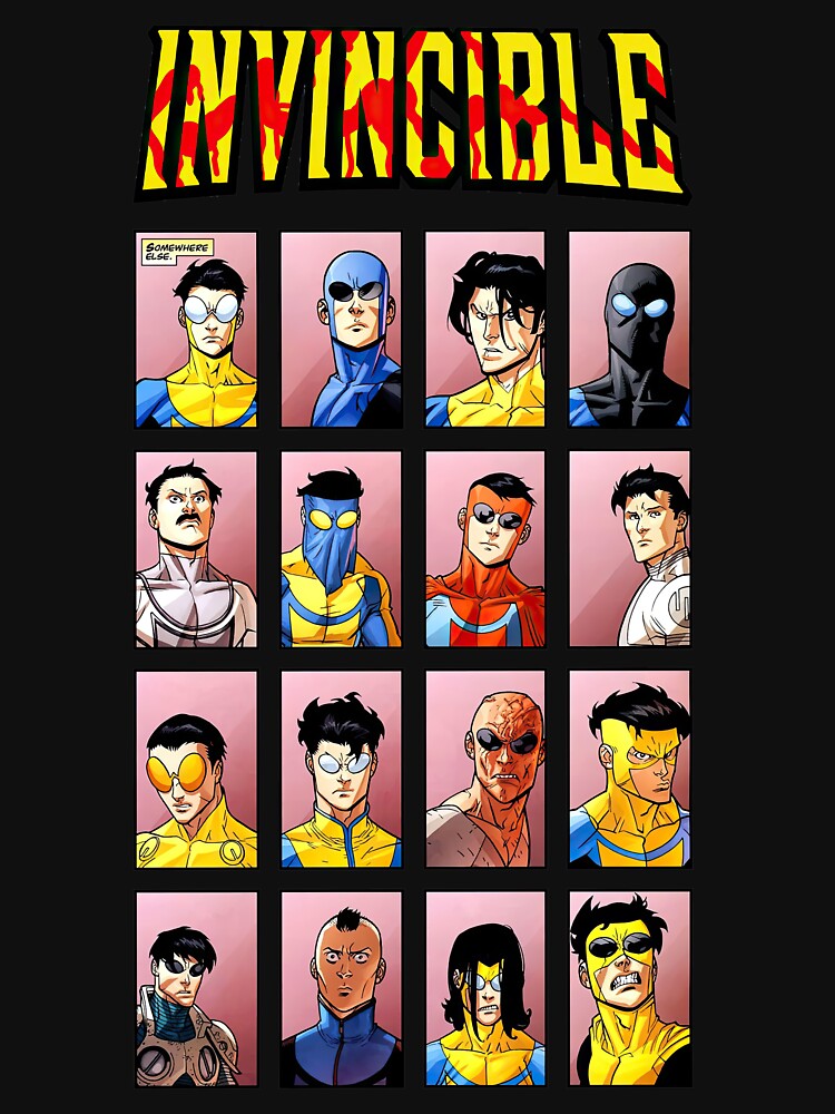 Invincible Superhero Characters by kareydiwanpro