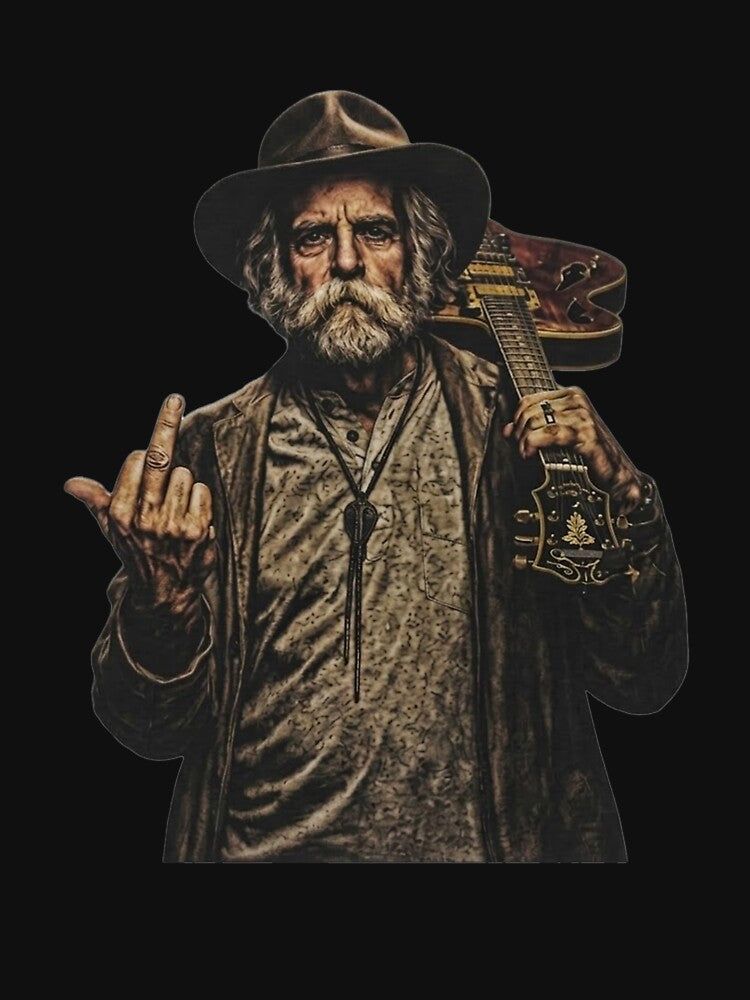 Vintage Bobby Weir Middle Finger by koffmannohe