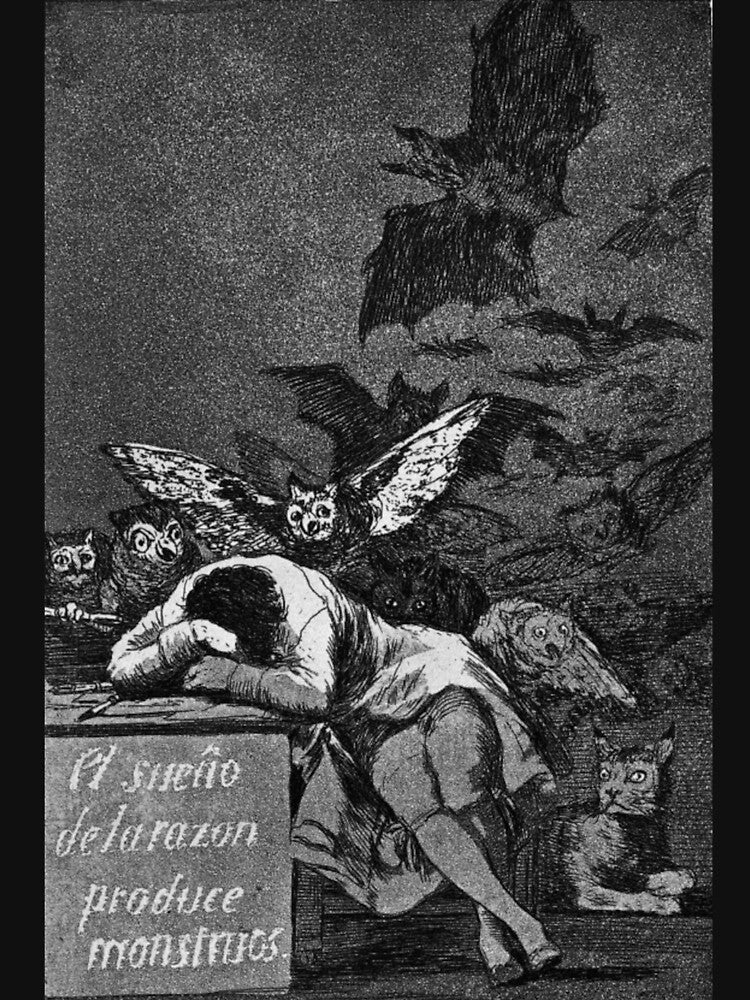 The Sleep of Reason Produces Monsters, by Francisco Goya by JustContemplate