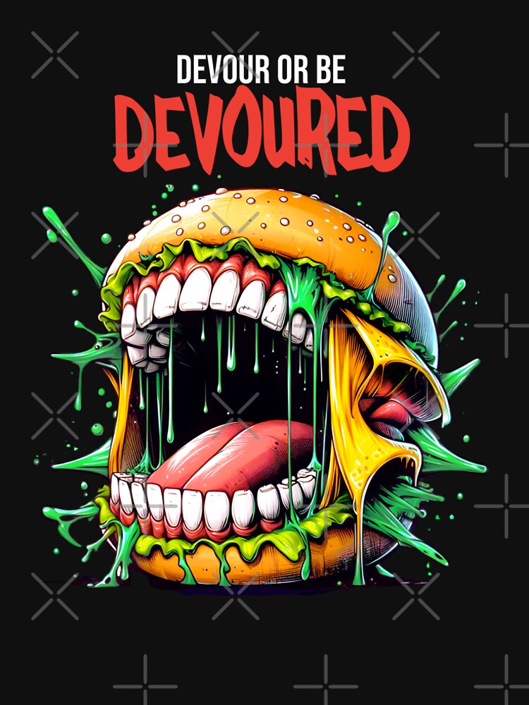 Slime-Bite Burger Horror Art by AtuqStudio