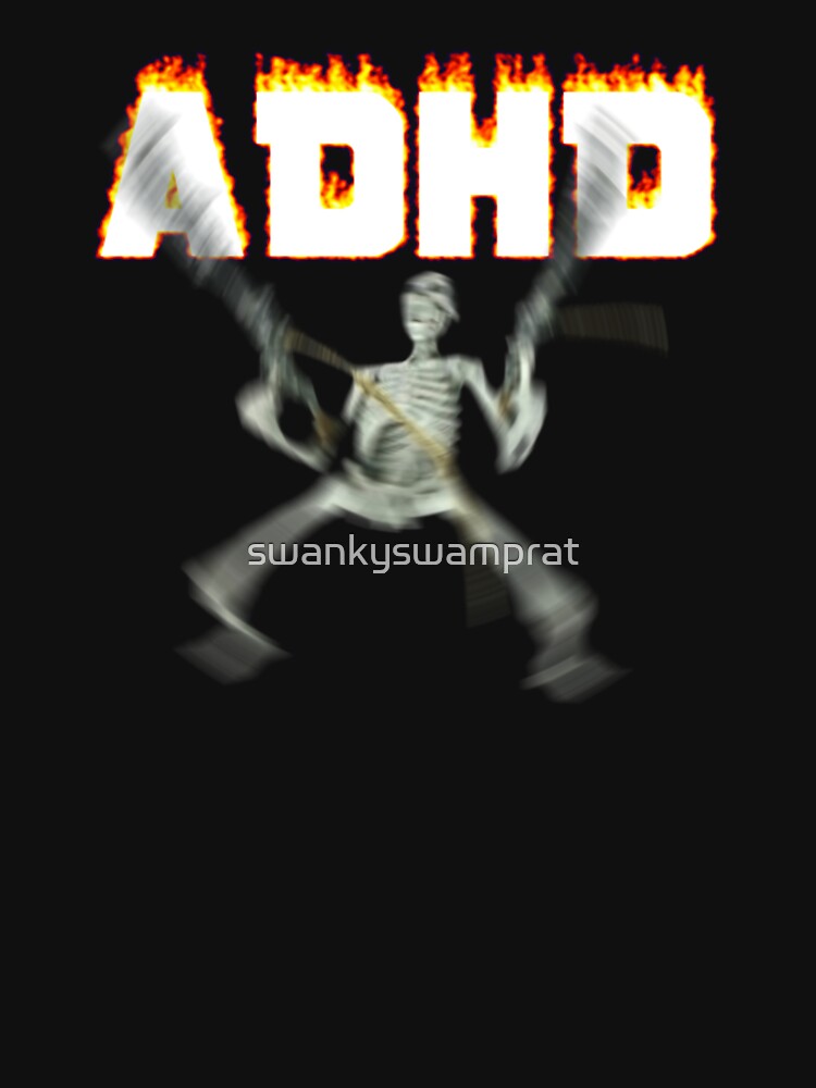 ADHD Skeleton Meme by swankyswamprat