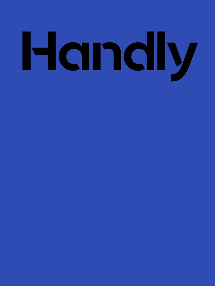 Handly on blue by Handly