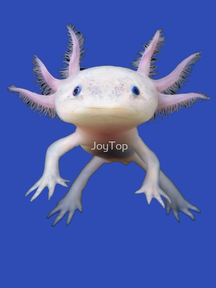Blue Axolotl Animal - Funny and Cute Salamander Fish Design for Kids, Teens, Boys, Men, Adults, Girls by JoyTop