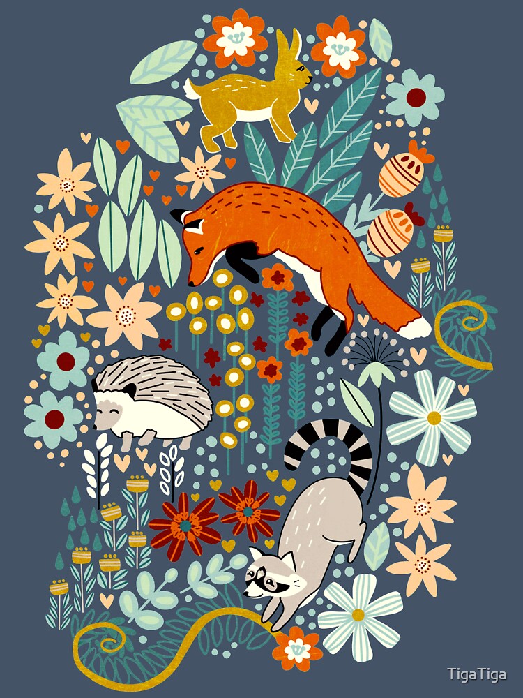 Textured Woodland Pattern by TigaTiga