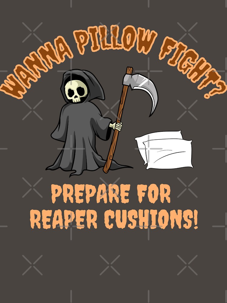 Halloween Pillow Fight Reaper Cushions by AlpacaSmokes