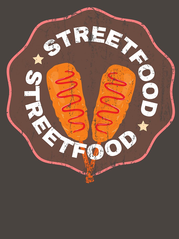 Street Food Lover – Vintage Street Food Enthusiast Retro Foodie Design by Gawii