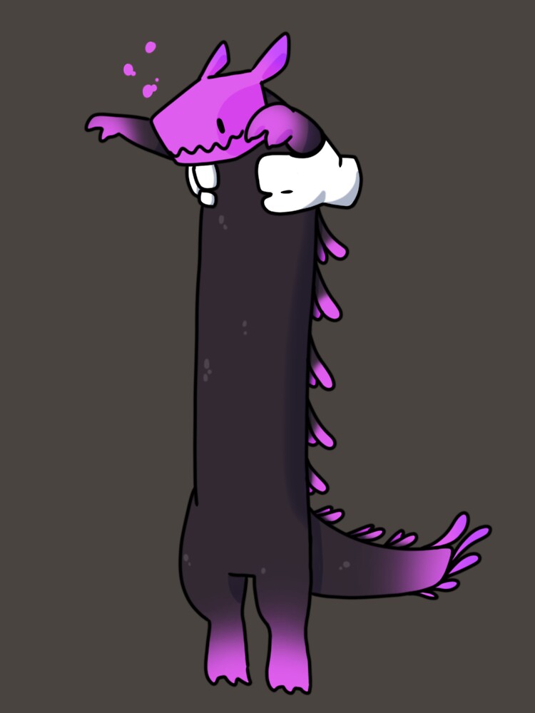 Long Lizard (pink) Rain World by ZcatUwU