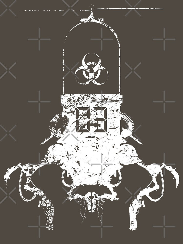 Killbot 03 - Bitter Pill (battle damaged edition) by Simon Sherry