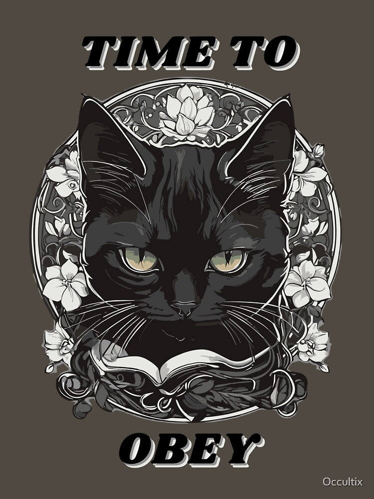 Time to Obey - Black Cat by Occultix
