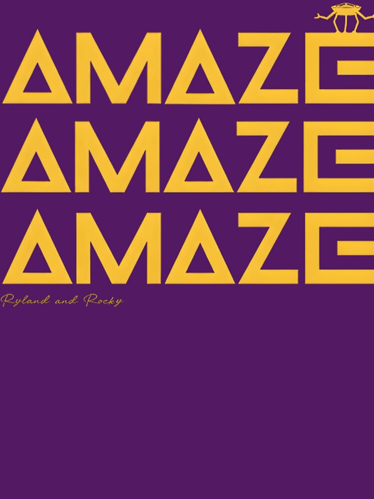 Project Hail Mary Amaze Meme Funny Minimal Humor Quote Classic T-Shirt by Qwertycraftd
