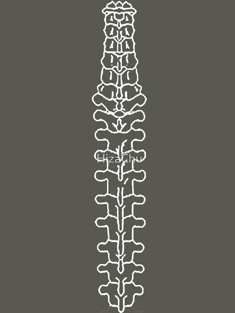 VERTEBRAE IN WHITE by HizaChu