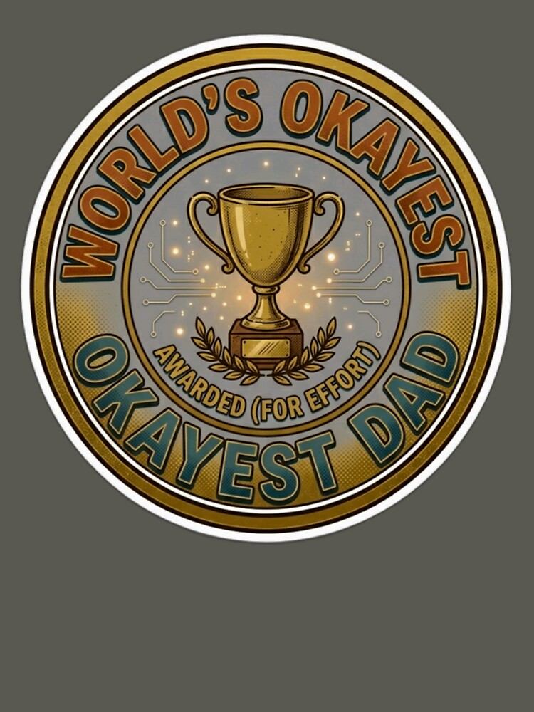 World’s Okayest Dad Optimized Title (copy-paste): Worlds Okayest Dad T-Shirt | Funny Dad Joke | Fathers Day Gift by Clintora