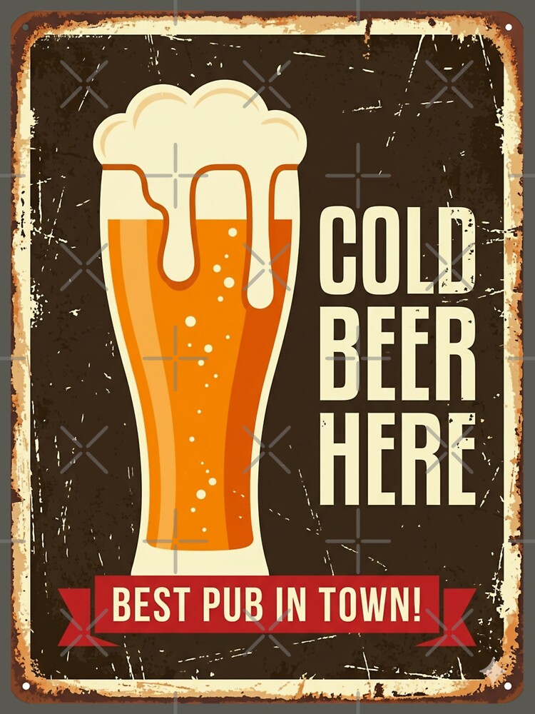 Cold Beer Here by GoodOldVintage