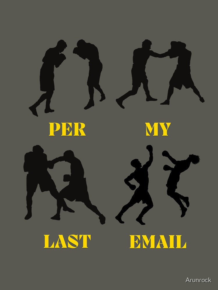 per my last email by Arunrock