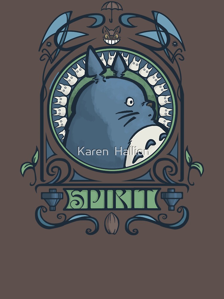 Forest Spirit Nouveau by Karen Hallion Illustration