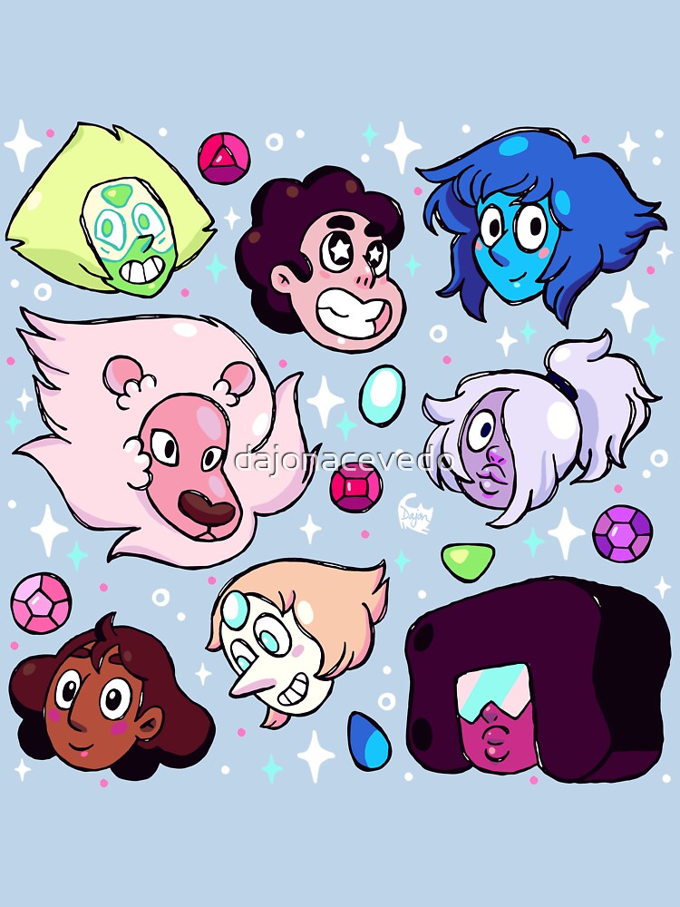 Crystal Gem Friends by dajonacevedo